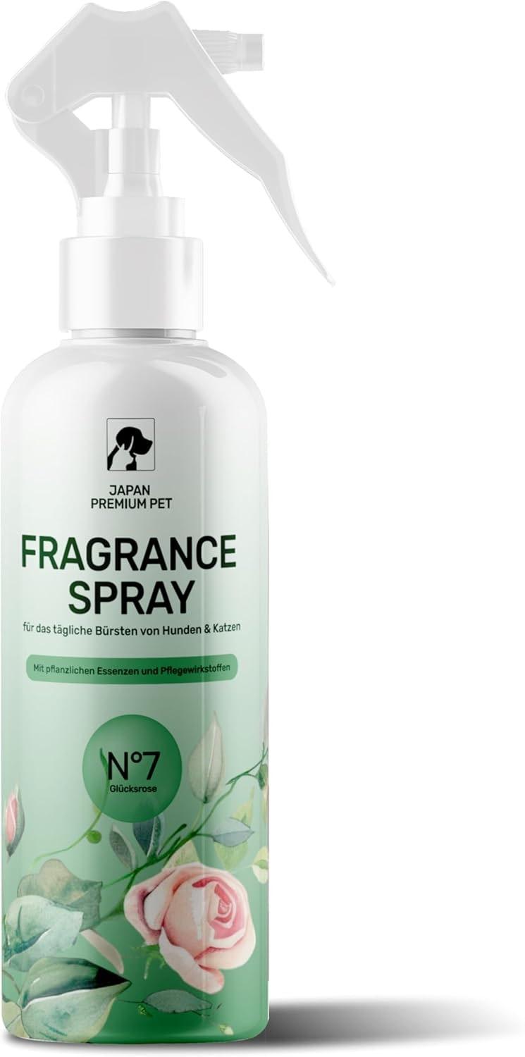 Aroma-Spray-Balsam für Katzen & Hunde | Leave-in Hundeshampoo & Katzenshampoo mit pflegendem Balsam-Effekt | Hundeshampoo Langhaar für Entwirrtes, Glänzendes Fell | Rose Duft, 200 ml