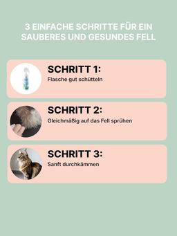 Aroma-Spray-Balsam für Katzen & Hunde | Leave-in Hundeshampoo & Katzenshampoo mit pflegendem Balsam-Effekt | Hundeshampoo Langhaar für Entwirrtes, Glänzendes Fell | Rose Duft, 200 ml