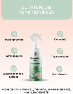 Aroma-Spray-Balsam für Katzen & Hunde | Leave-in Hundeshampoo & Katzenshampoo mit pflegendem Balsam-Effekt | Hundeshampoo Langhaar für Entwirrtes, Glänzendes Fell | Rose Duft, 200 ml