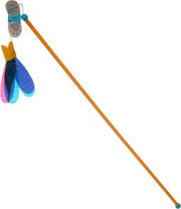 Cat Toy | Interactive Cat Fishing Rod | Teaser Wall with Fish | Unpredictable Movement | For Cats