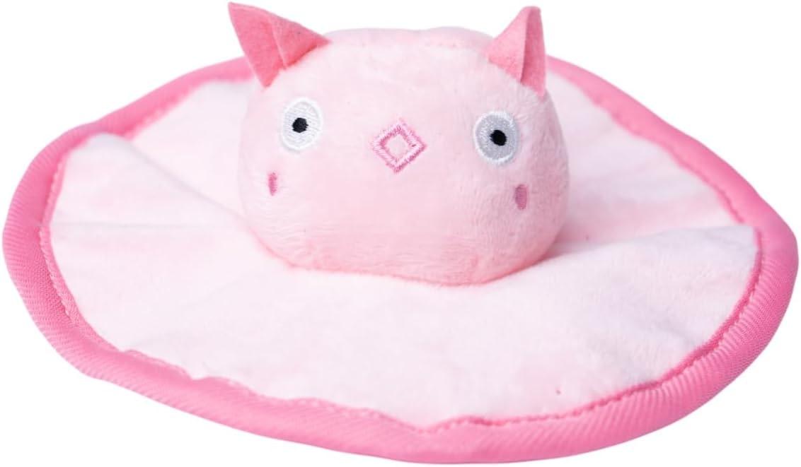 Jouet pour chien - Disque volant - Cochon (frisbee) - Rose