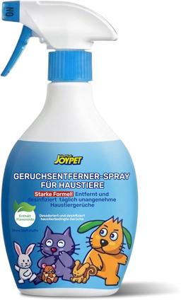 Deodorising & Disinfectant Spray with Green Tea Extract, Odour Remover for Dogs, Cats & Small Animals, Safe for Licking, 400 ml