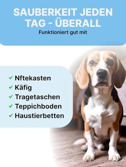Deodorising & Disinfectant Spray with Green Tea Extract, Odour Remover for Dogs, Cats & Small Animals, Safe for Licking, 400 ml