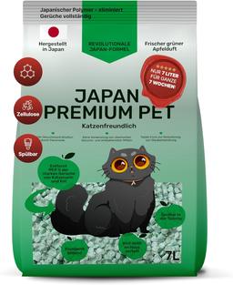 Tofu Cat Litter Clumping Litter with Peach Scent - Vegetable Cat Litter Made of Okara (Soybean Fiber) and Starch, Extra Absorbent, Low Dust, Strong Odour Control, for Cat Litter Tray