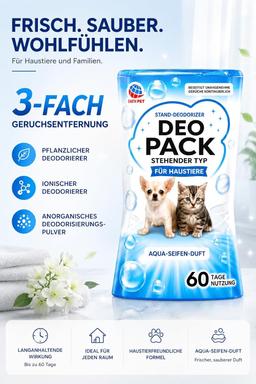 Deodorante liquido 400 ml | Profumo Aqua Soap | deodorante a 3 strati per cani e gatti | freschezza duratura | Made in Giappone