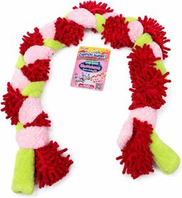 Fune giocattolo per cani con squittio, giocattolo da masticare per cani di piccola e media taglia, robusto e durevole, gioco interattivo e gioco di lancio, 100 cm