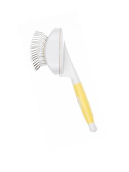 Cepillo liso con gotitas para eliminar la caída del cabello para perros y gatos, completo con peine, universal, para cabello largo y corto. 2