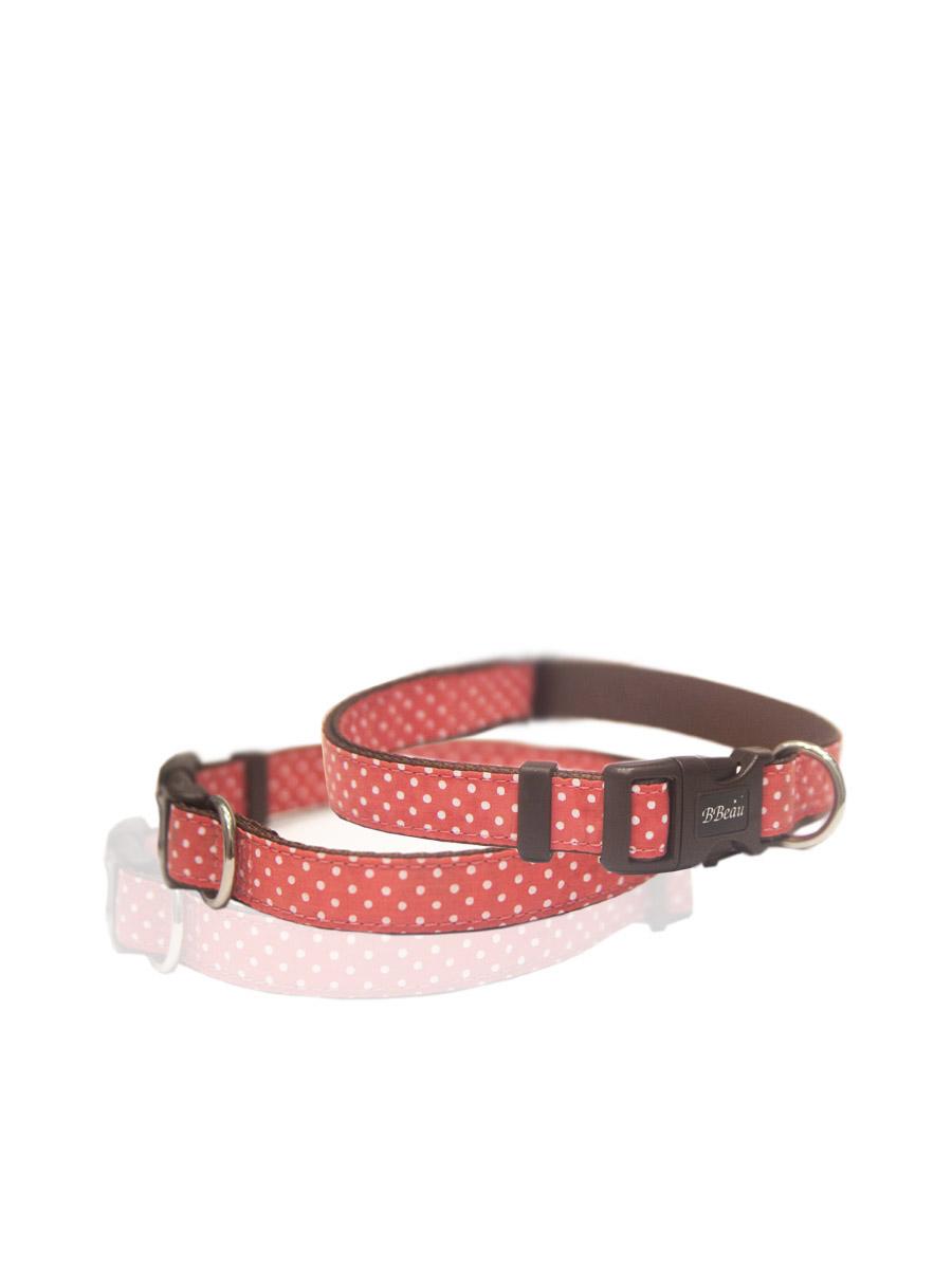 Hybrid-Halsband für kleine Hunde, rosa gepunktetes Design