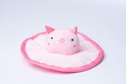 Disco volador de juguete para perros, diseño de cerdito (frisbee), color rosa 5