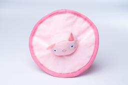 Disco volador de juguete para perros, diseño de cerdito (frisbee), color rosa 6