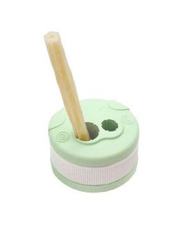 Dental Care Chew Holder for Dogs, Dental Gum Holder with Fixation, for Chew Sticks 6-18 mm, Green, Hygienic and Safe 9
