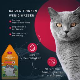 Katzen Creme Mousse – Thunfisch (Maguro) & Huhn, funktionales Nassfutter zur Unterstützung der Verdauung & Darmflora, le