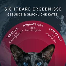 Katzen Creme Mousse – Thunfisch (Maguro) & Huhn, funktionales Nassfutter zur Unterstützung der Verdauung & Darmflora, le