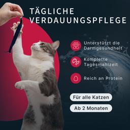 Katzen Creme Mousse – Thunfisch (Maguro) & Huhn, funktionales Nassfutter zur Unterstützung der Verdauung & Darmflora, le