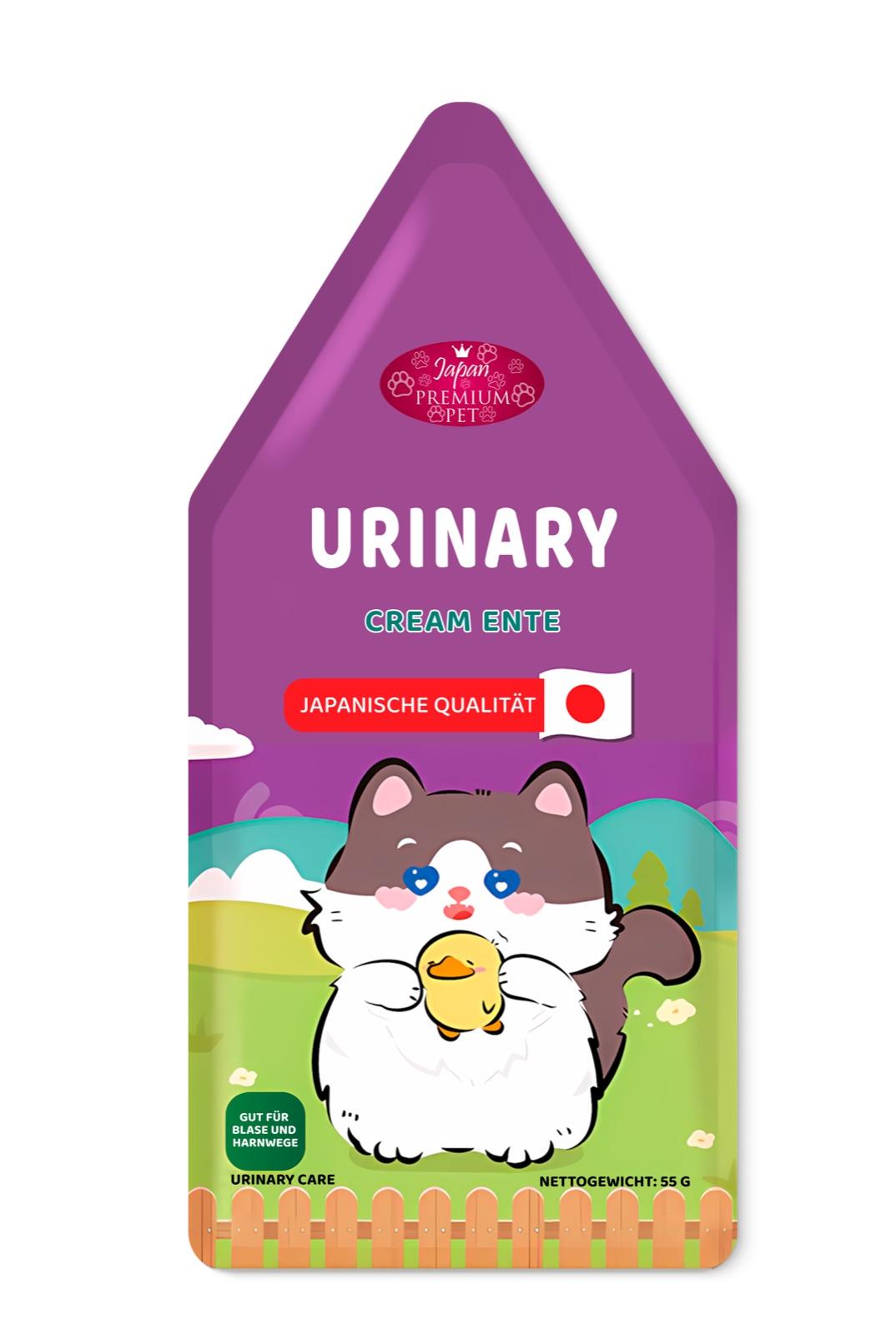Katzen Creme Mousse – Ente & Thunfisch (Maguro), funktionales Nassfutter zur Unterstützung der Harnwege, leicht verdauli