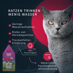 Katzen Creme Mousse – Ente & Thunfisch (Maguro), funktionales Nassfutter zur Unterstützung der Harnwege, leicht verdauli