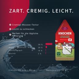 Katzen Creme Mousse – Thunfisch (Maguro) & Kalb, funktionales Nassfutter zur Unterstützung der Gelenke & Beweglichkeit, 