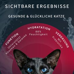 Katzen Creme Mousse – Thunfisch (Maguro) & Kalb, funktionales Nassfutter zur Unterstützung der Gelenke & Beweglichkeit, 
