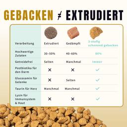 Ofengebackenes Trockenfutter für ausgewachsene Katzen 500 g