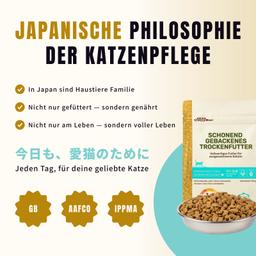 Ofengebackenes Trockenfutter für ausgewachsene Katzen 500 g