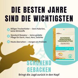 Ofengebackenes Trockenfutter für Senior-Katzen 500 g
