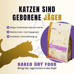 Ofengebackenes Trockenfutter für Senior-Katzen 2 kg