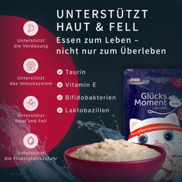 „Moment des Glücks“ Nassfutter Katzen Thunfisch, Premium Rezeptur für Augen & Fellpflege, getreidefrei, saftig, hochwert