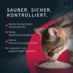 „Moment des Glücks“ Nassfutter Katzen Thunfisch, Premium Rezeptur für Augen & Fellpflege, getreidefrei, saftig, hochwert