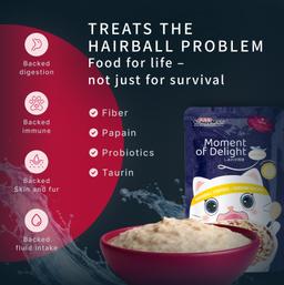 Nassfutter für Katzen „Moment des Glücks“ mit Sardine & Thunfisch, funktionale Rezeptur für Fellpflege, getreidefrei, sa
