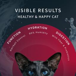 Nassfutter für Katzen „Moment des Glücks“ mit Sardine & Thunfisch, funktionale Rezeptur für Fellpflege, getreidefrei, sa