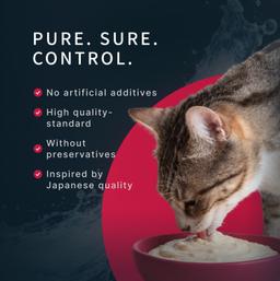 Nassfutter für Katzen „Moment des Glücks“ mit Sardine & Thunfisch, funktionale Rezeptur für Fellpflege, getreidefrei, sa
