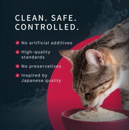 Nassfutter für Katzen „Moment des Glücks“ mit Krabbe & Thunfisch, für Mundhygiene, getreidefrei, saftig, hochwertig, Pre