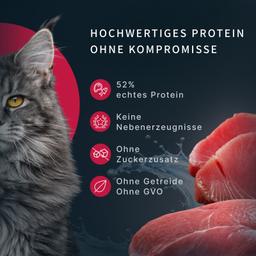 Nassfutter für Katzen „Moment des Glücks“ mit Krabbe & Thunfisch, für Mundhygiene, getreidefrei, saftig, hochwertig, Pre