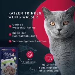 Nassfutter für Katzen „Moment des Glücks“ mit Krabbe & Thunfisch, für Mundhygiene, getreidefrei, saftig, hochwertig, Pre