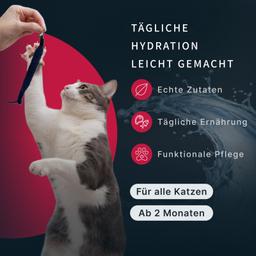 Katzen Nassfutter „Moment des Glücks“ – Thunfisch & Huhn mit Bonito, Premium Katzenfutter im Beutel, getreidefrei, für s