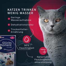 Katzen Nassfutter „Moment des Glücks“ – Thunfisch & Jakobsmuschel mit Bonito, Premium Katzenfutter im Beutel, für steril