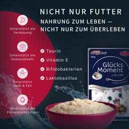 Katzen Nassfutter „Moment des Glücks“ – Thunfisch & Jakobsmuschel mit Bonito, Premium Katzenfutter im Beutel, für steril