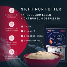 Katzen Nassfutter „Moment des Glücks“ – Thunfisch & Garnelen mit Bonito, Premium Katzenfutter im Beutel, für sterilisier