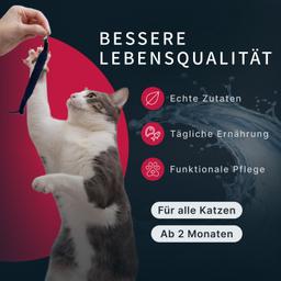 Katzen Nassfutter „Moment des Glücks“ – Thunfisch & Garnelen mit Bonito, Premium Katzenfutter im Beutel, für sterilisier