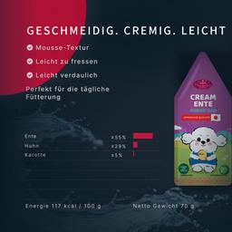 Hunde Creme-Mousse Ente & Gemüse, Hundesnack weich, funktional für Harnwege, Welpen & Hunde, hochwertig, Hundeleckerli 7