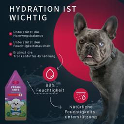 Hunde Creme-Mousse Ente & Gemüse, Hundesnack weich, funktional für Harnwege, Welpen & Hunde, hochwertig, Hundeleckerli 7