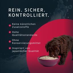 Hunde Creme-Mousse Ente & Gemüse, Hundesnack weich, funktional für Harnwege, Welpen & Hunde, hochwertig, Hundeleckerli 7