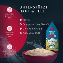 Hunde Creme-Mousse Ente Leber & Gemüse, Hundesnack weich, für Haut & Fell Unterstützung, Welpen & Hunde, hochwertig, Hun