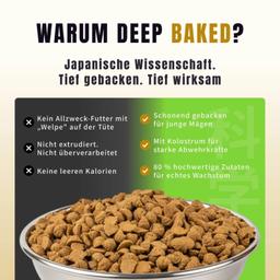 Ofengebackenes Trockenfutter für Welpen 500 g