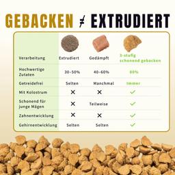 Ofengebackenes Trockenfutter für Welpen 500 g