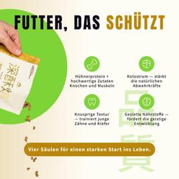 Ofengebackenes Trockenfutter für Welpen 500 g