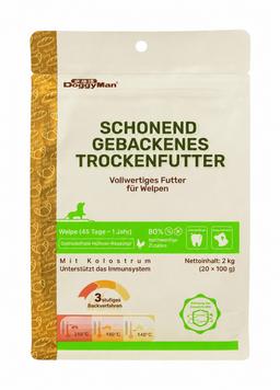 Ofengebackenes Trockenfutter für Welpen 2 kg