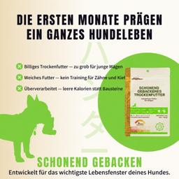 Ofengebackenes Trockenfutter für Welpen 2 kg