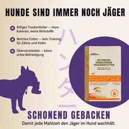 Ofengebackenes Trockenfutter für ausgewachsene Hunde 2 kg