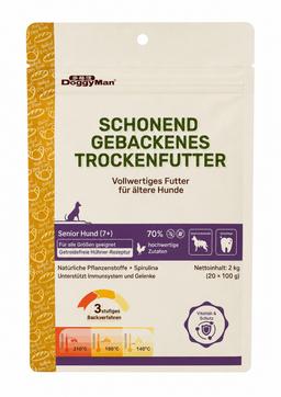 Ofengebackenes Trockenfutter für Senioren 2 kg